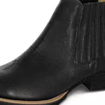 Botina Masculina Couro Floater Preto - Silverado Botas