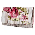 Kit Com 2 Bolsas Femininas Transversais e 1 Carteira Floral