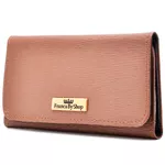 Kit Com 2 Bolsas Femininas Transversais e 1 Carteira Marrom