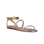 SANDALIA RASTEIRA METALCOLOR OURO LIGHT