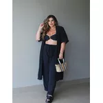 Kimono Yara Black | TAMTAUM PLUS SIZE FASHION