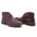 Sapato Bota Social Casual Masculino Top Franca Shoes Marrom