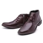 Sapato Bota Social Casual Masculino Top Franca Shoes Marrom