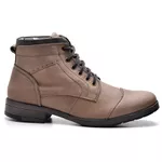 Bota Masculina em Couro Marrom