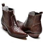 Bota Country Masculina Bico Fino Top Franca Shoes Cafe
