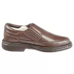 Sapato Social de Conforto Masculino Anatomico Tamanhos Grandes Cafe