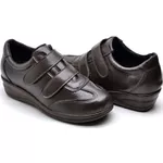 Sapatenis Feminino Conforto Anatomico Ajuste dos Pés Cafe