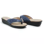 Sandália Chinelo de Dedo Conforto Anatomico Ortopédica Azul