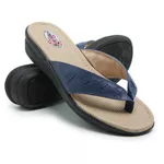 Sandália Chinelo de Dedo Conforto Anatomico Ortopédica Azul