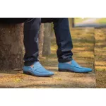 Sapato Mocassim Casual Masculino Azul
