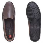 Sapatilha Mocassin Masculino Top Franca Shoes Conhaque