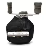 Sapatilha Náutica Antiderrapante Pesca Bike Mergulho + Capa Molinete Carretilha Preto