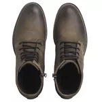 Bota Casual Masculina Couro Marrom Oliva Nobuck Oakville