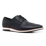 Sapato Casual Masculino Preto em Couro Legítimo Bristol