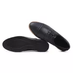 Sapato Casual Masculino Preto em Couro Legítimo Bristol