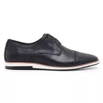 Sapato Casual Masculino Preto em Couro Legítimo Bristol