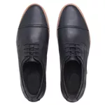 Sapato Casual Masculino Preto em Couro Legítimo Bristol