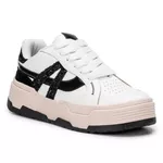 Tênis Monopólio Soul Branco Glitter Preto