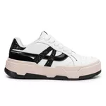 Tênis Monopólio Soul Branco Glitter Preto