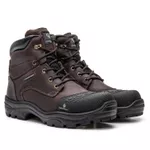 Bota Segurança Masculina C.A em Couro Legítimo 2191 UnderSports Óleo Marrom