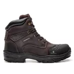 Bota Segurança Masculina C.A em Couro Legítimo 2191 UnderSports Óleo Marrom