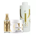 Wella Kit Oil Reflection Shamp 1l + Másc 500ml + Oil 100ml