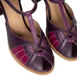 Sandália Peep Toe - LUA - Ameixa, Pitaya e Purple - 177.61