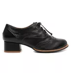 Sapato Oxford - ADORAR - Preto - 639.04