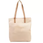 Bolsa de Couro - ENVELOPE - Nude e Caramelo