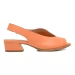 Sandália Salto Baixo Papaya- FLORENÇA - 965.02 