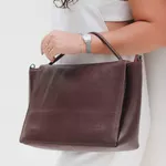 Bolsa de Couro - CHARME - Madeira