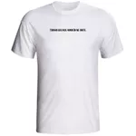 Camiseta Engraçada Tomara Que Hoje Ninguém Me Irrite Minimalista Use Clan