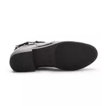 Bota Feminina Franshoes Melissa com Spike e Fivela Lateral Preta