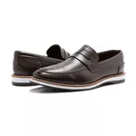 Kit Sapato Social Derby Masculino Franshoes Café com Cinto e Carteira