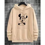 Moletom Franshoes Casual Minnie Creme