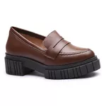 Mocassim Franshoes Feminino Tratorado Capuccino