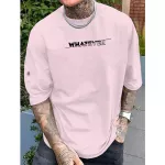 Camiseta Masculina Franshoes Casual 100% Algodão Brooklyn City Vermelho Manga Curta