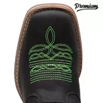 Bota Texana Masculina Black Green