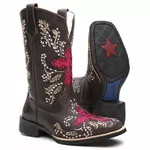 Bota Texana Feminina Cruz