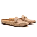 Mocassim Mule Feminino Areia