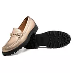 Mocassim Feminino Tratorado Metalic 
