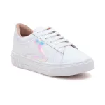 Tênis Miss Flake Branco Holográfico