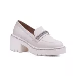 Mocassim Jambiani Couro Off White