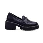 Mocassim Jambiani Couro Preto