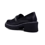 Mocassim Jambiani Couro Preto