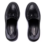 Mocassim Muyuni Couro Preto