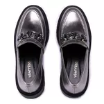 Mocassim Dongwe Couro Inox