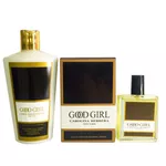 kit Perfume 50ml + creme hidratante grandes grifes 250ml Good Girl Carolina Herreira 