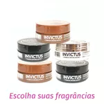 Kit "5" Pomada Modeladora Invictus Look 120g ou Ricco Barber 150g