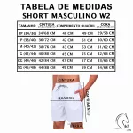 Short Masculino Xadrez Moda Praia ou Academia W2 Premium